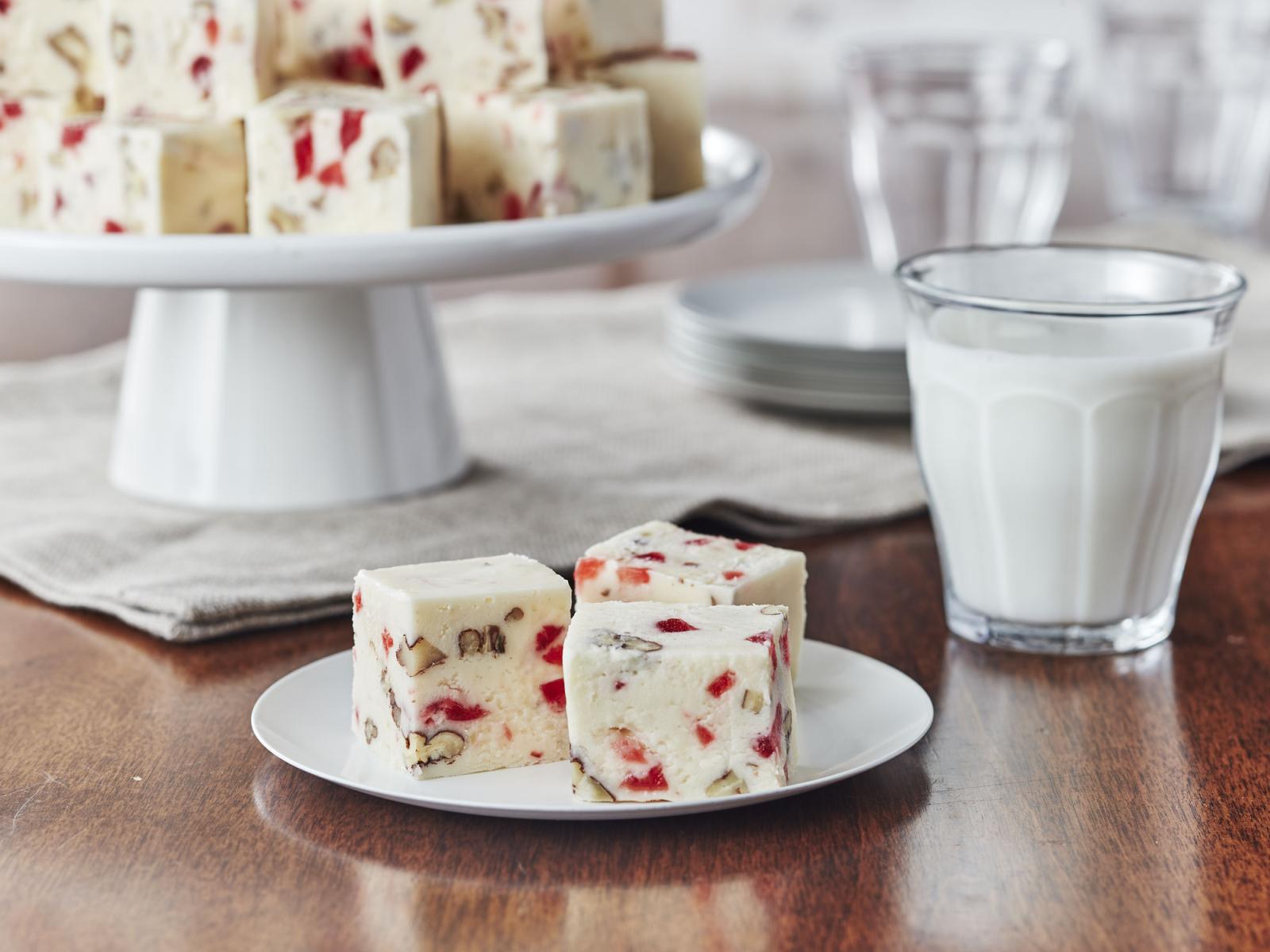 Christmas Eggnog Fudge